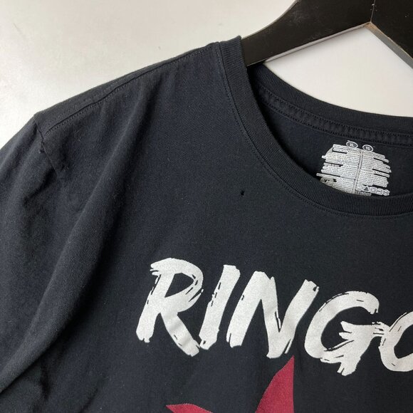 Ringo Starr Give More Love T Shirt Womens Black XL Extra Large Graphic Tee Logo - Picture 8 of 16